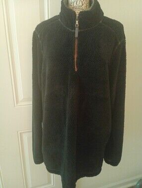 Trinity Black Sherpa Quarter-Zip Performance Pullover